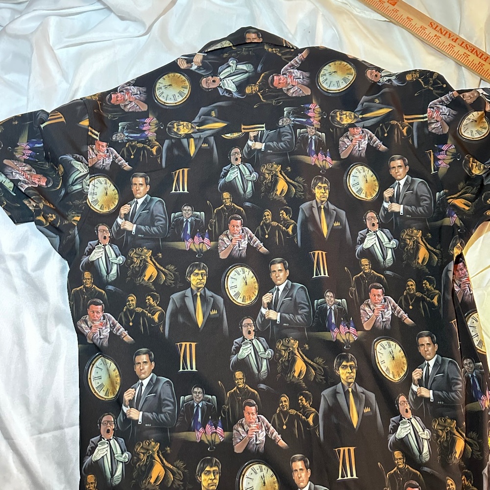 Office camp/bowling shirt
